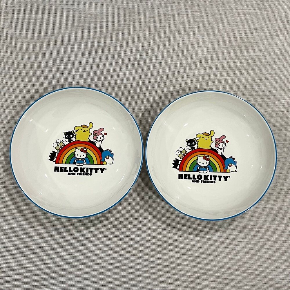 Sanrio Hello Kiffy and Friends Rainbow Set of 2 Bowls